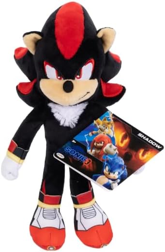 JAKKS Pacific Sonic The Hedgehog 3 Movie Shadow 9" Plush 2024