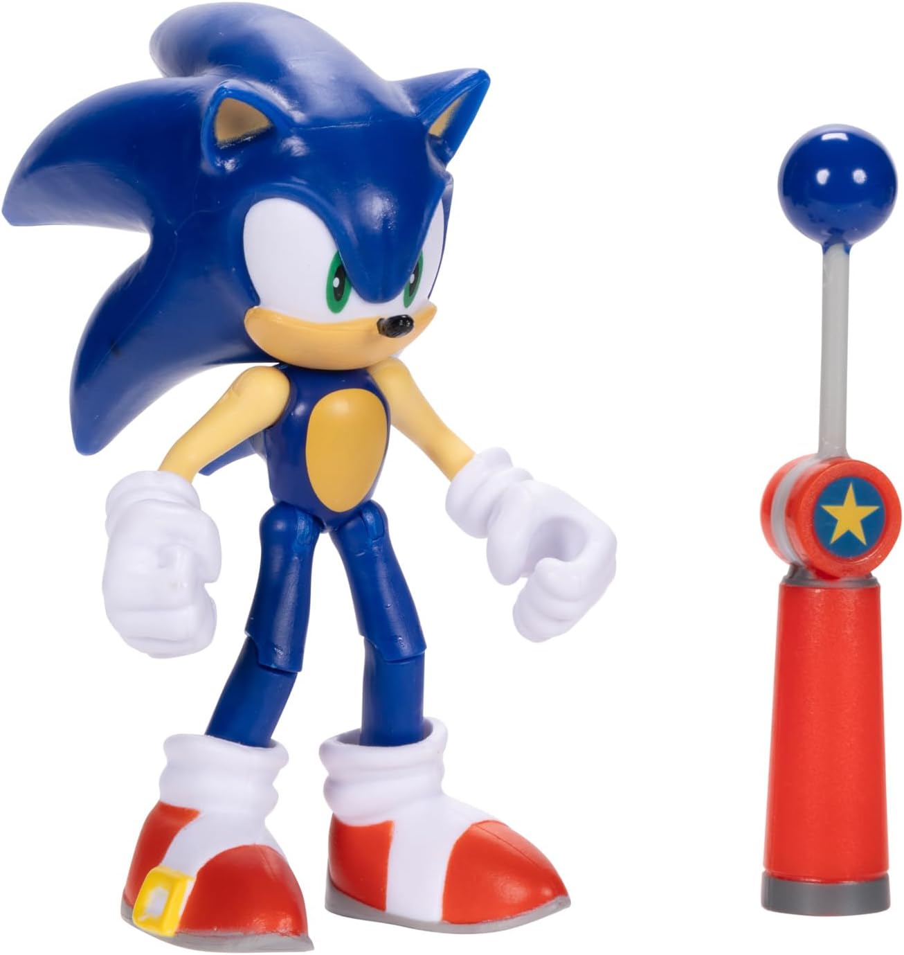 Sonic The Hedgehog 4" Articulated Figure with Blue Checkpoint