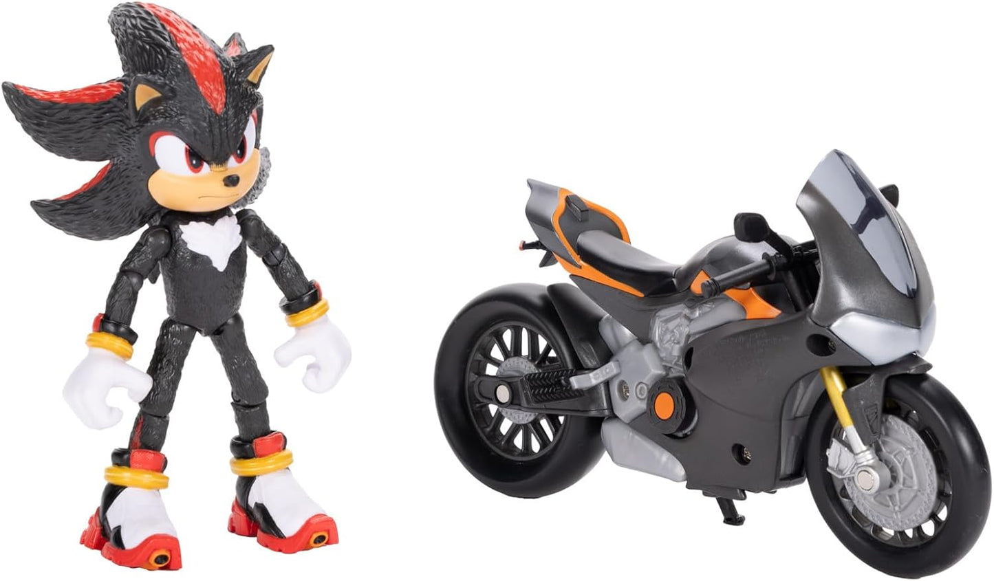 Sonic 3 Shadow Action Figure with Motorcycle