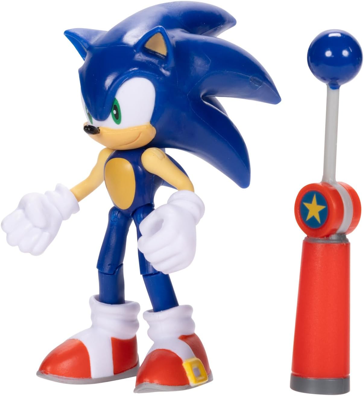 Sonic The Hedgehog 4" Articulated Figure with Blue Checkpoint