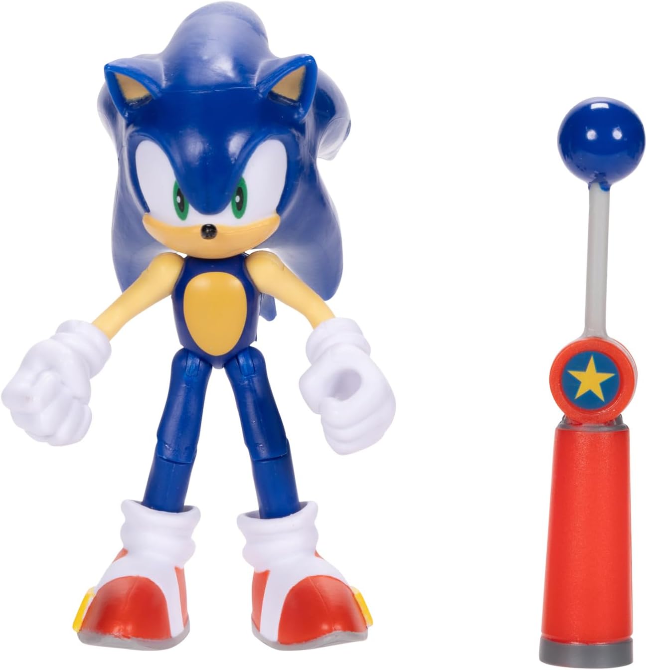 Sonic The Hedgehog 4" Articulated Figure with Blue Checkpoint