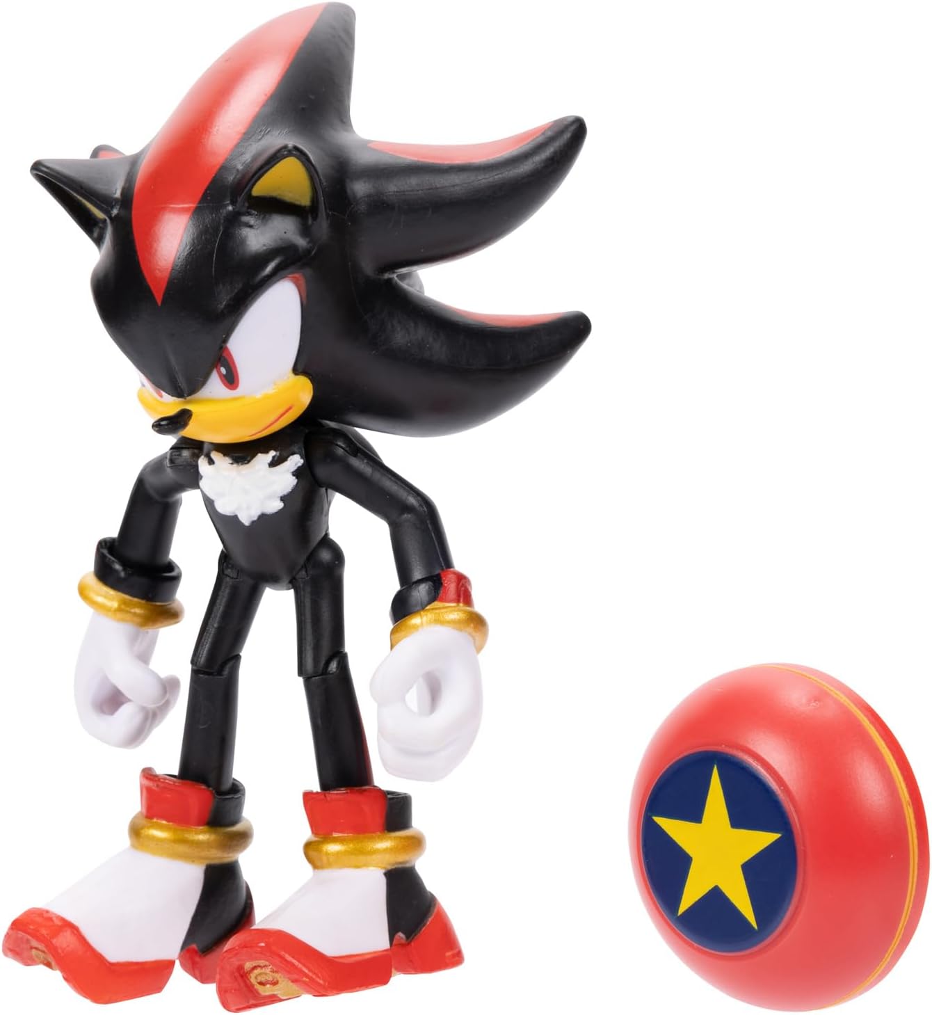 Sonic The Hedgehog 4" Articulated Figure Modern Shadow with Red Spring