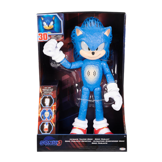 Sonic The Hedgehog 3 Ultimate Talking Sonic 12-Inch Figure