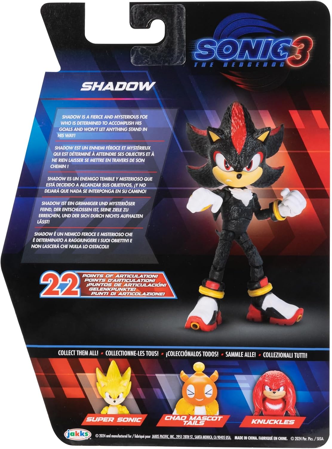 Sonic 3 Shadow 5 Inch Figure