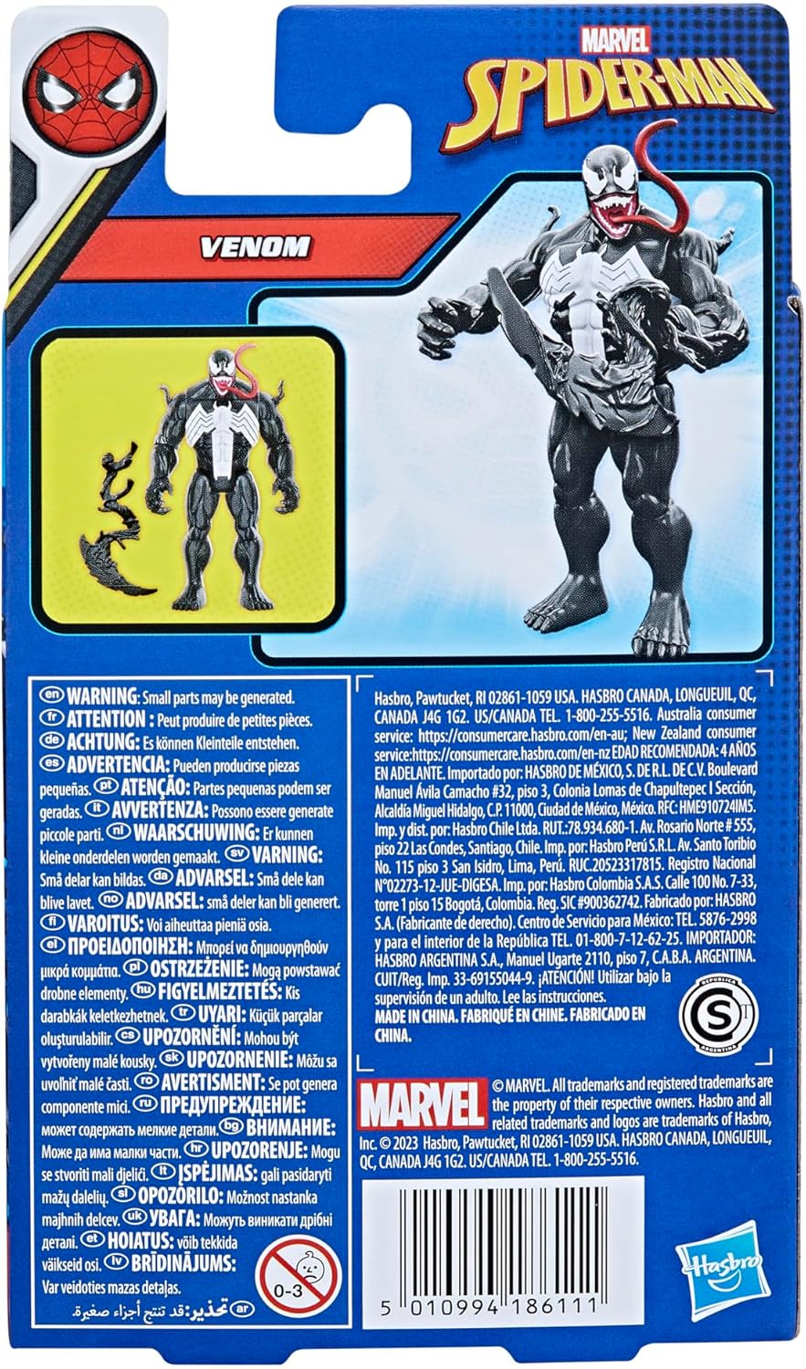 Marvel Spider-Man Epic Hero Series Venom Action Figure, 4-Inch, With Accessory,