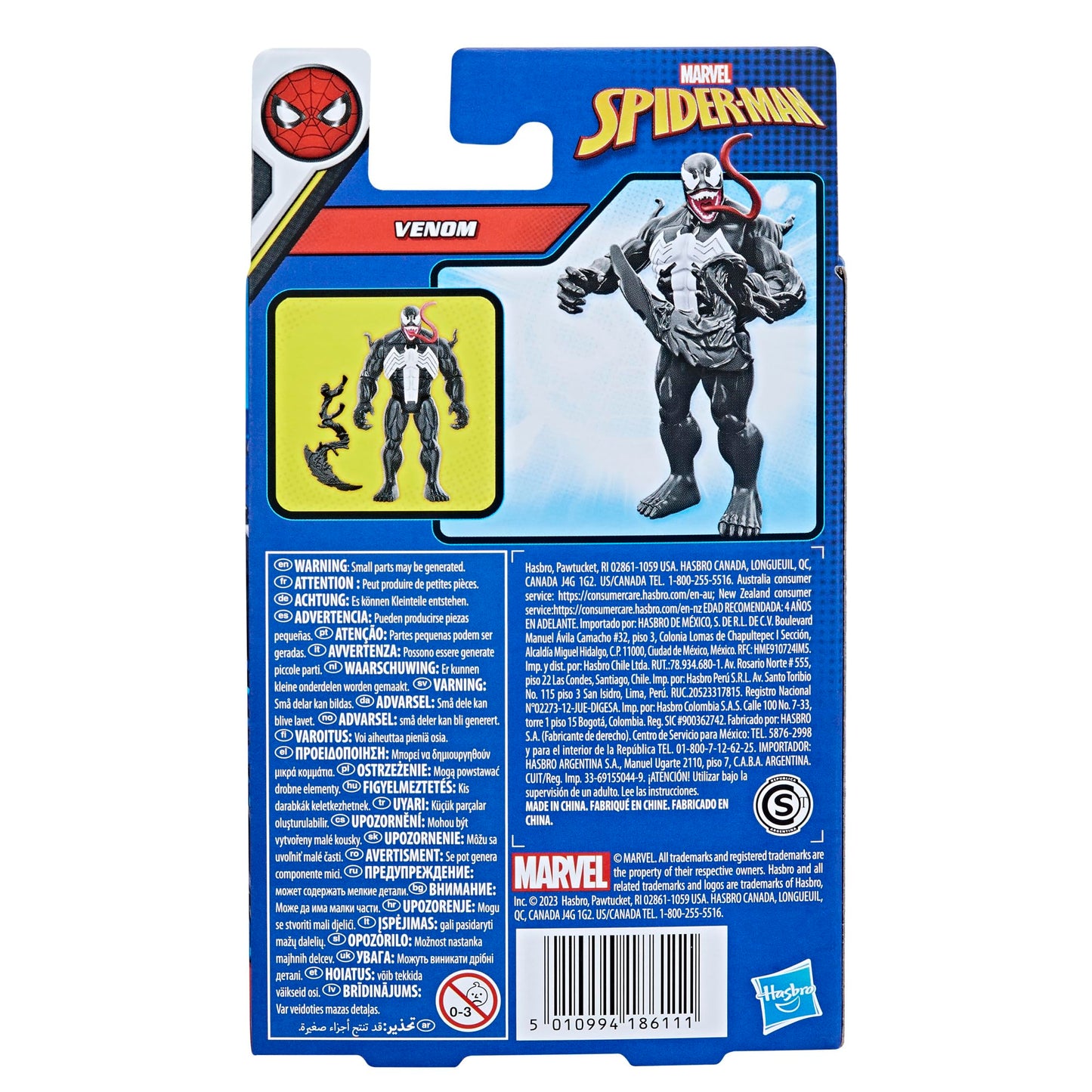 Marvel Spider-Man Epic Hero Series Venom Action Figure, 4-Inch, With Accessory,