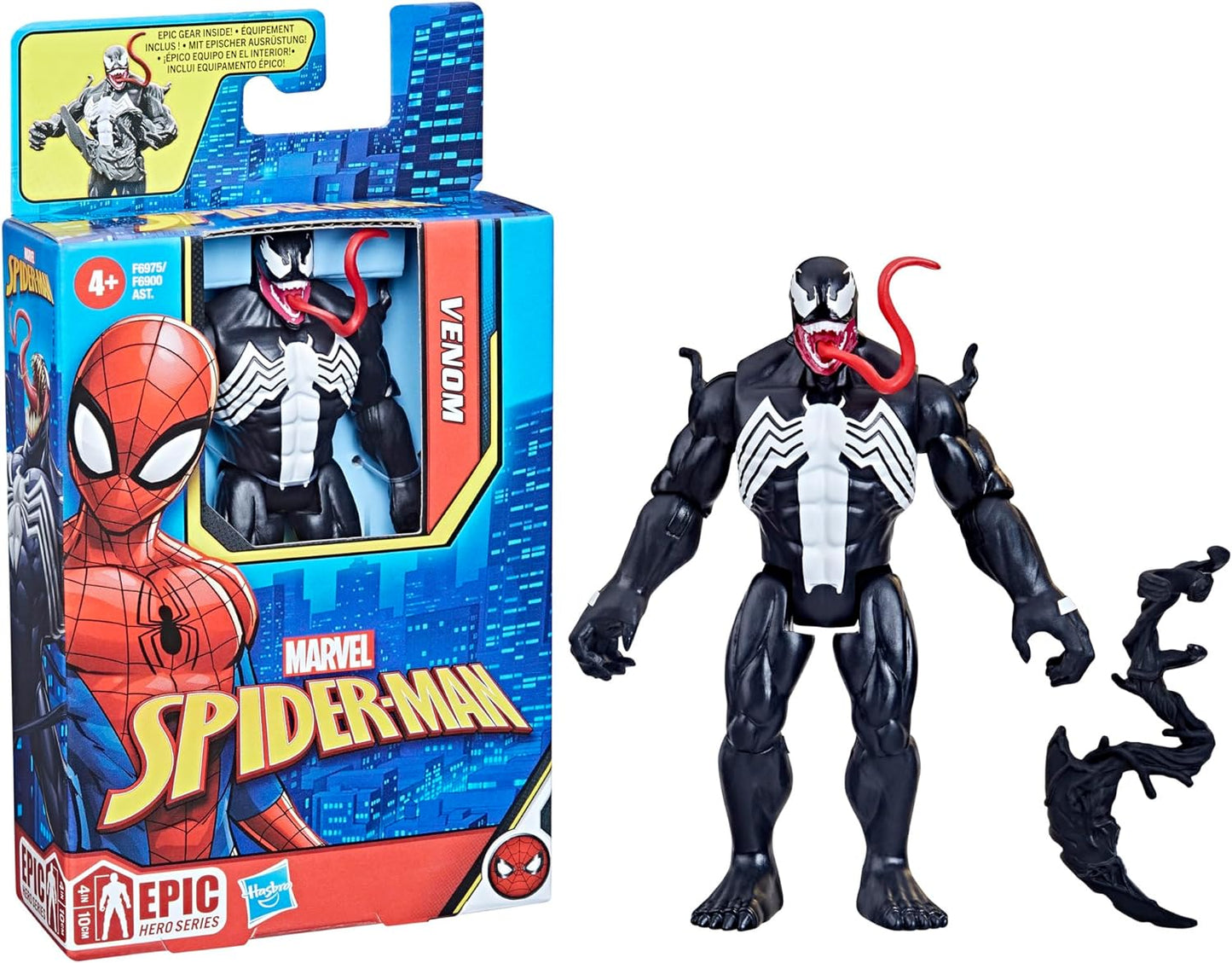 Marvel Spider-Man Epic Hero Series Venom Action Figure, 4-Inch, With Accessory,