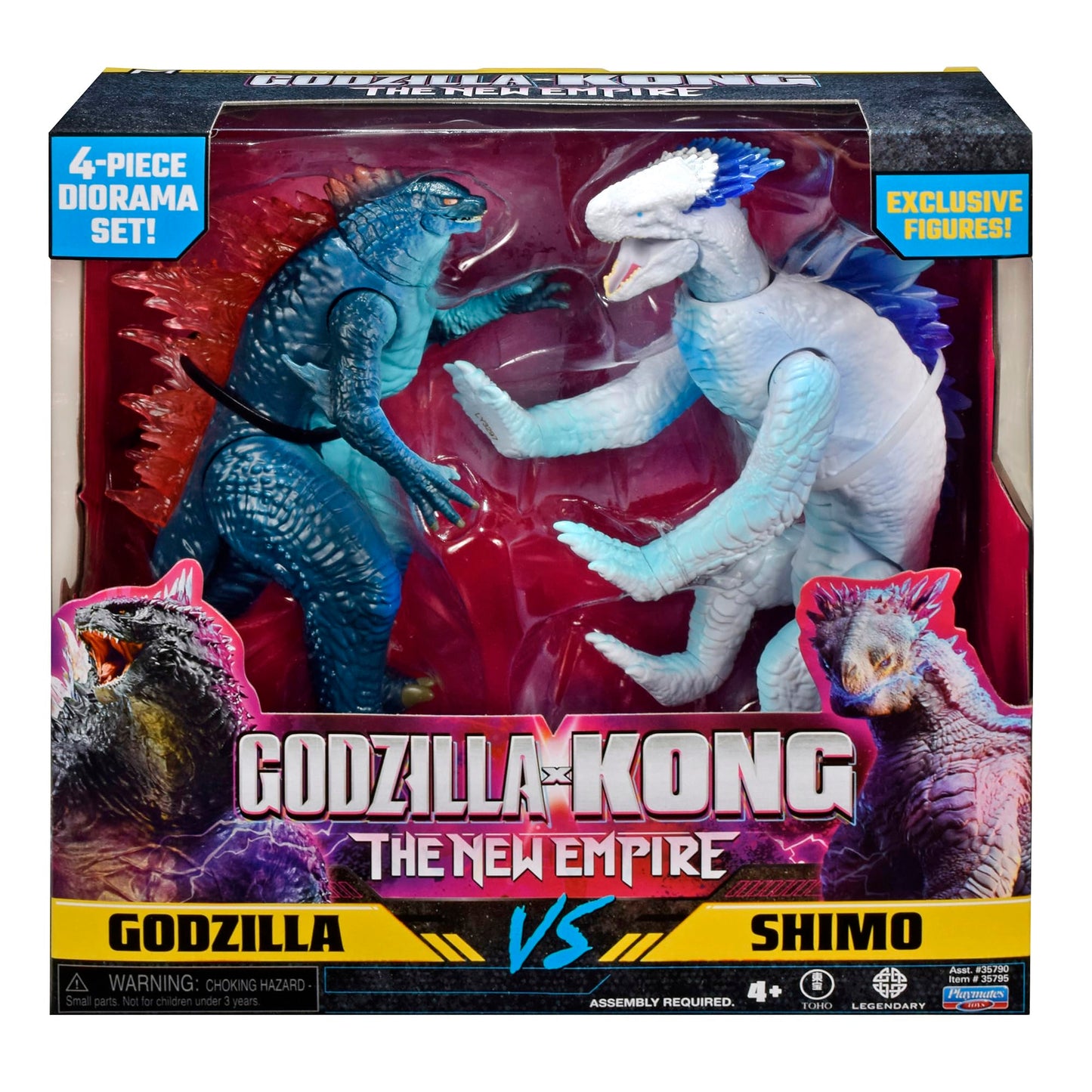 Godzilla x Kong Godzilla vs Shimo Figure 2-Pack by Playmates Toys