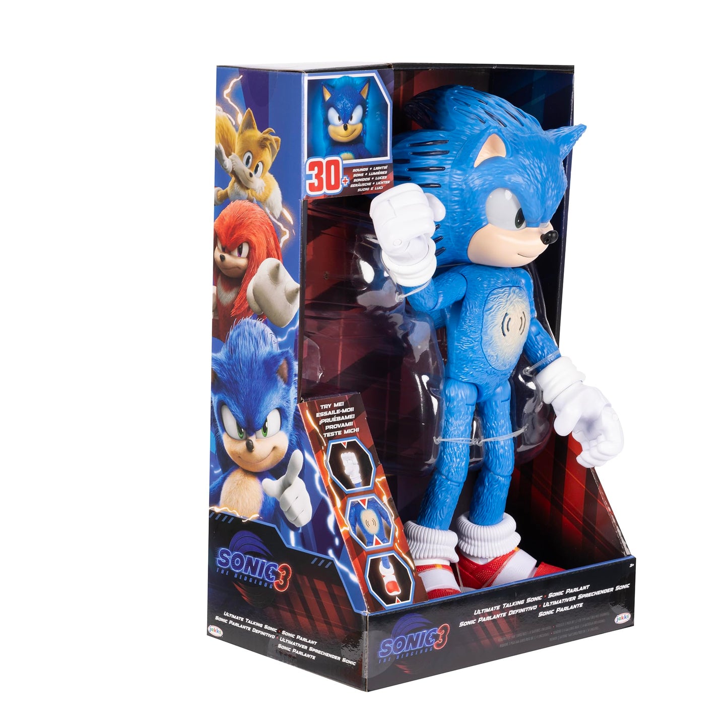 Sonic The Hedgehog 3 Ultimate Talking Sonic 12-Inch Figure