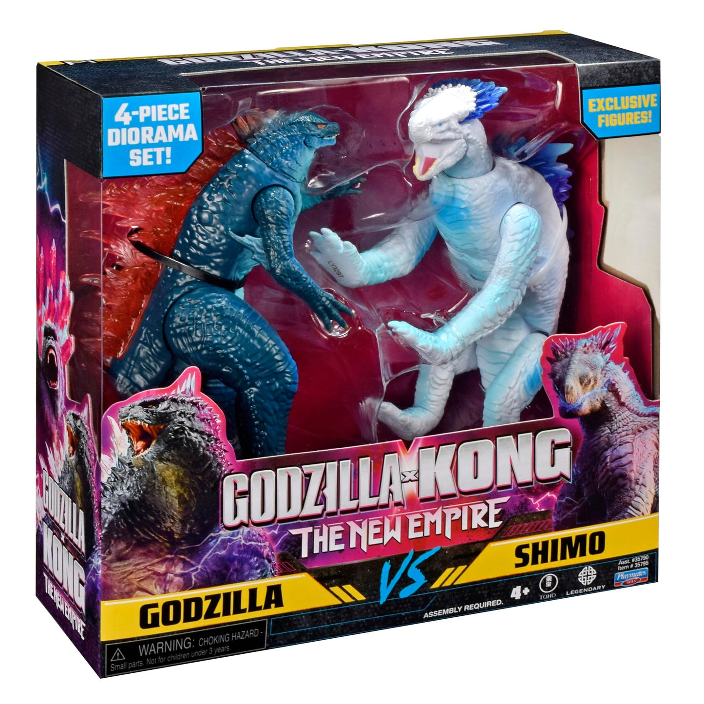 Godzilla x Kong Godzilla vs Shimo Figure 2-Pack by Playmates Toys