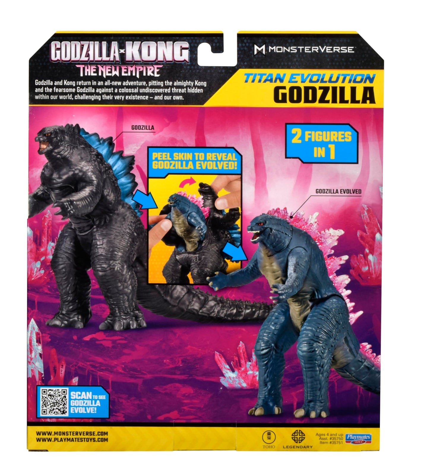 Godzilla x Kong 7" Titan Evolution Godzilla Figure